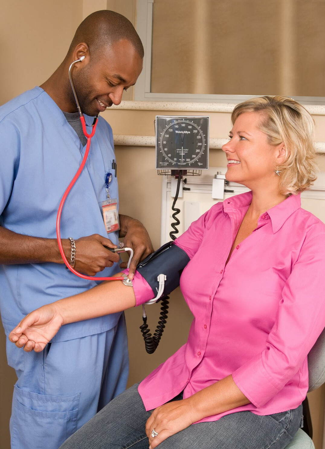 senior at doctor checkup